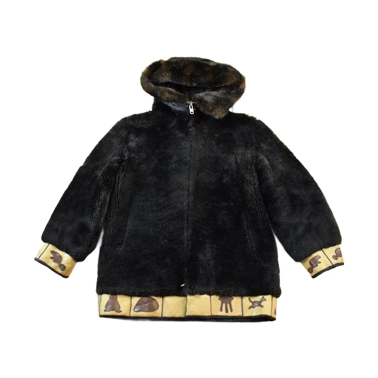 Vintage 1960s Upik Fur Products Brown Fur Zip Up Jacket Men's Medium from propervintagecanada