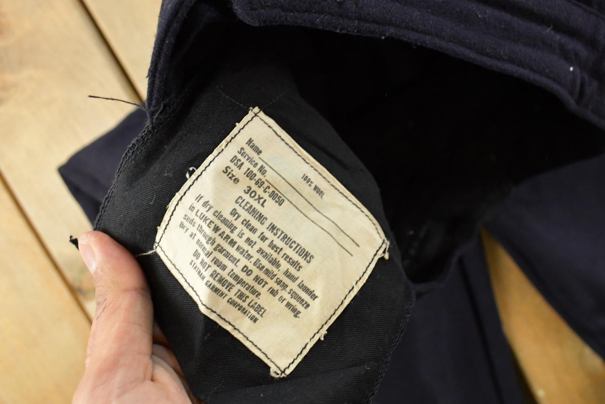 Vintage 1960s US Navy Laced Fly Bell Bottom Pants Men's 28 x 28 from propervintagecanada