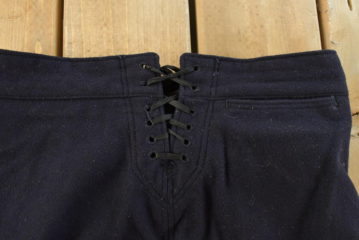Vintage 1960s US Navy Laced Fly Bell Bottom Pants Men's 30 x 28 from propervintagecanada