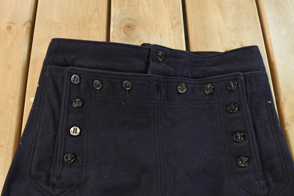 Vintage 1960s US Navy Laced Fly Bell Bottom Pants Men's 30 x 28 from propervintagecanada