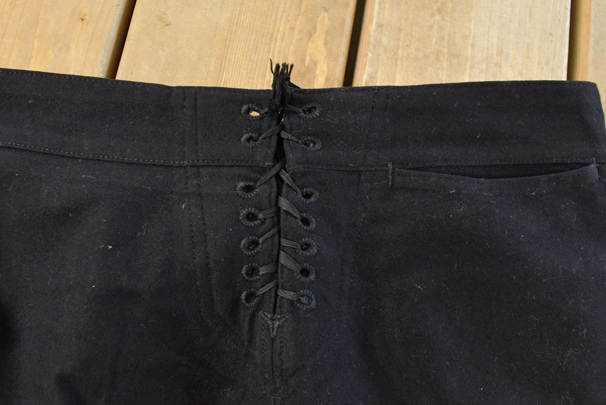 Vintage 1960s US Navy Laced Fly Bell Bottom Pants Men's 31 x 30 from propervintagecanada