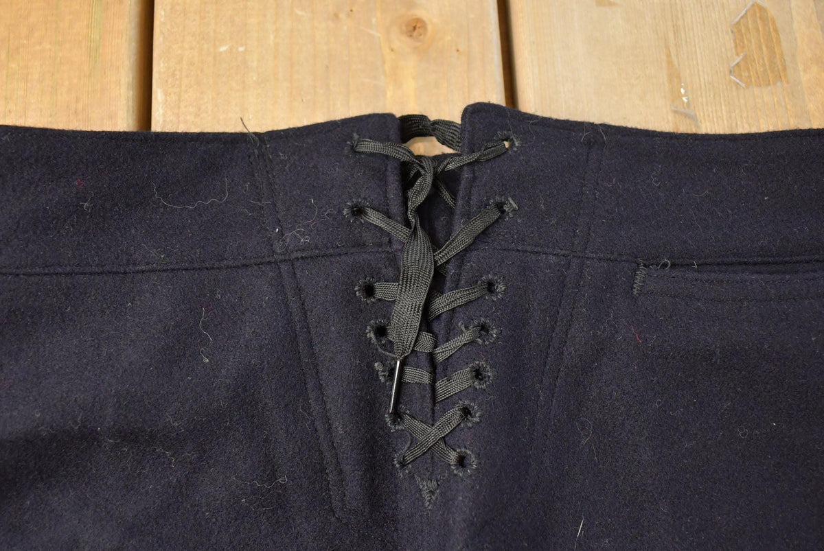 Vintage 1960s US Navy Laced Fly Bell Bottom Pants Men's 32 x 27 from propervintagecanada