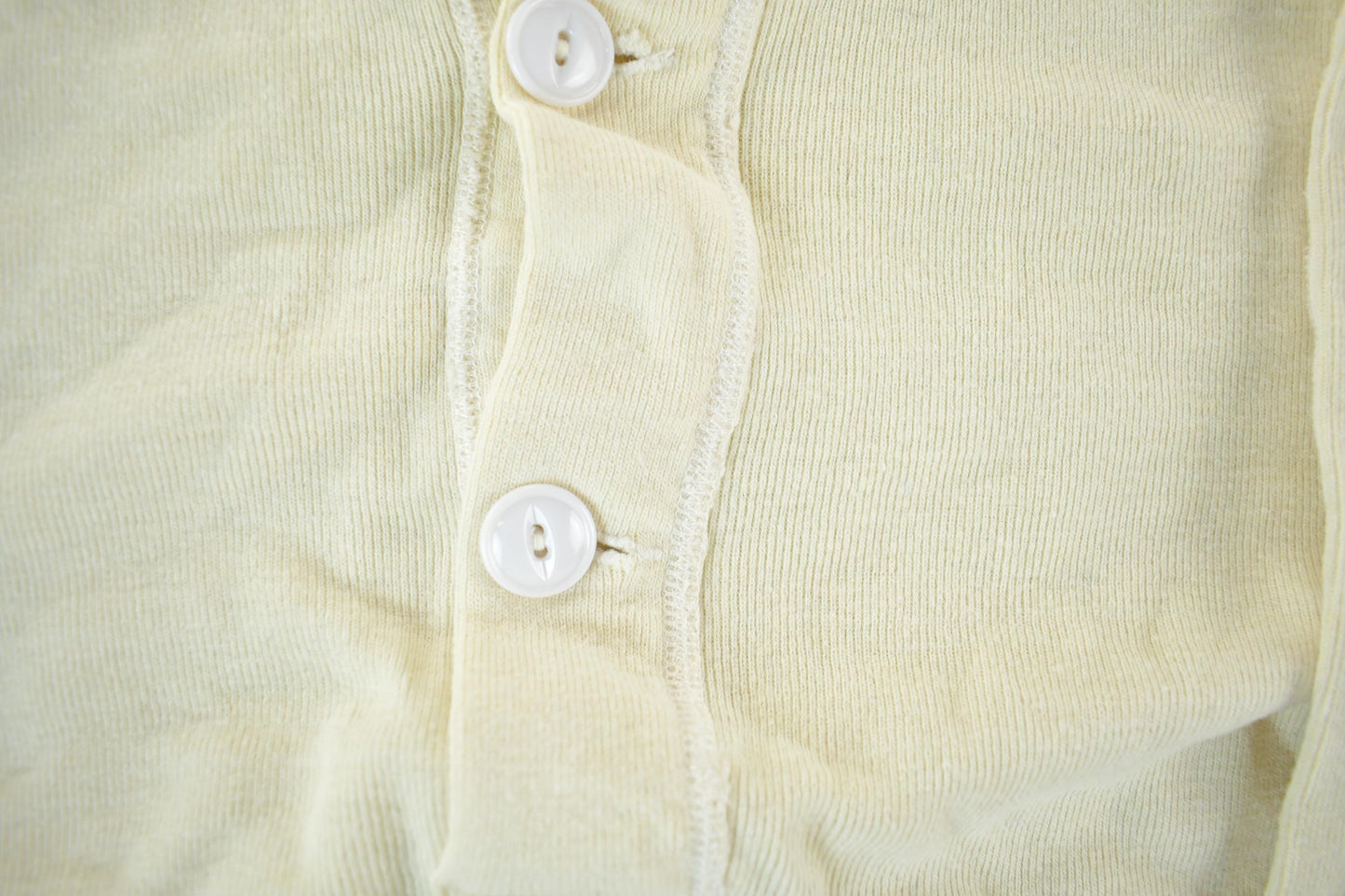 Vintage 1960s Vietnam Era Military Henley Undershirt Men's Small from propervintagecanada