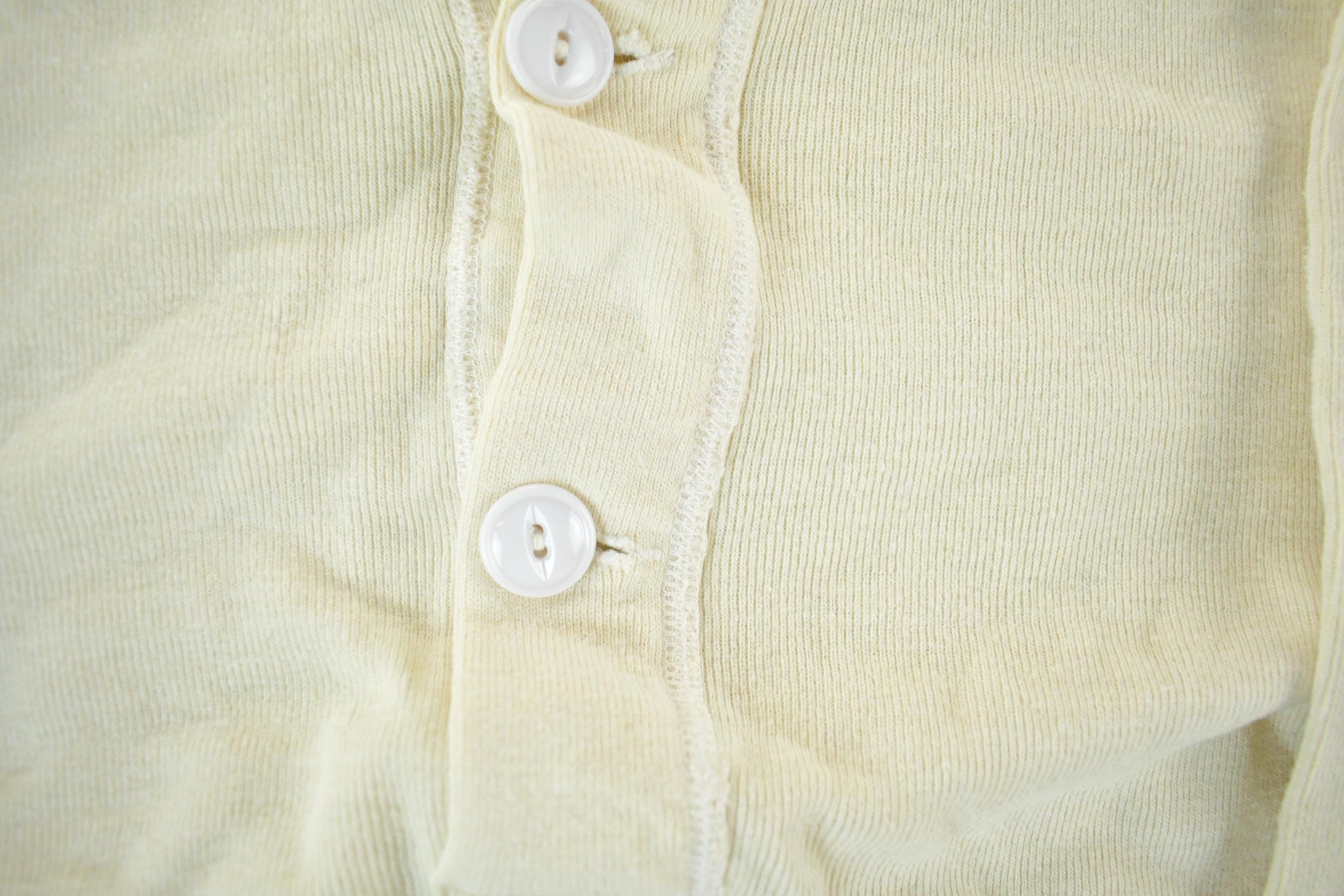 Vintage 1960s Vietnam Era Military Henley Undershirt Men's Small from propervintagecanada