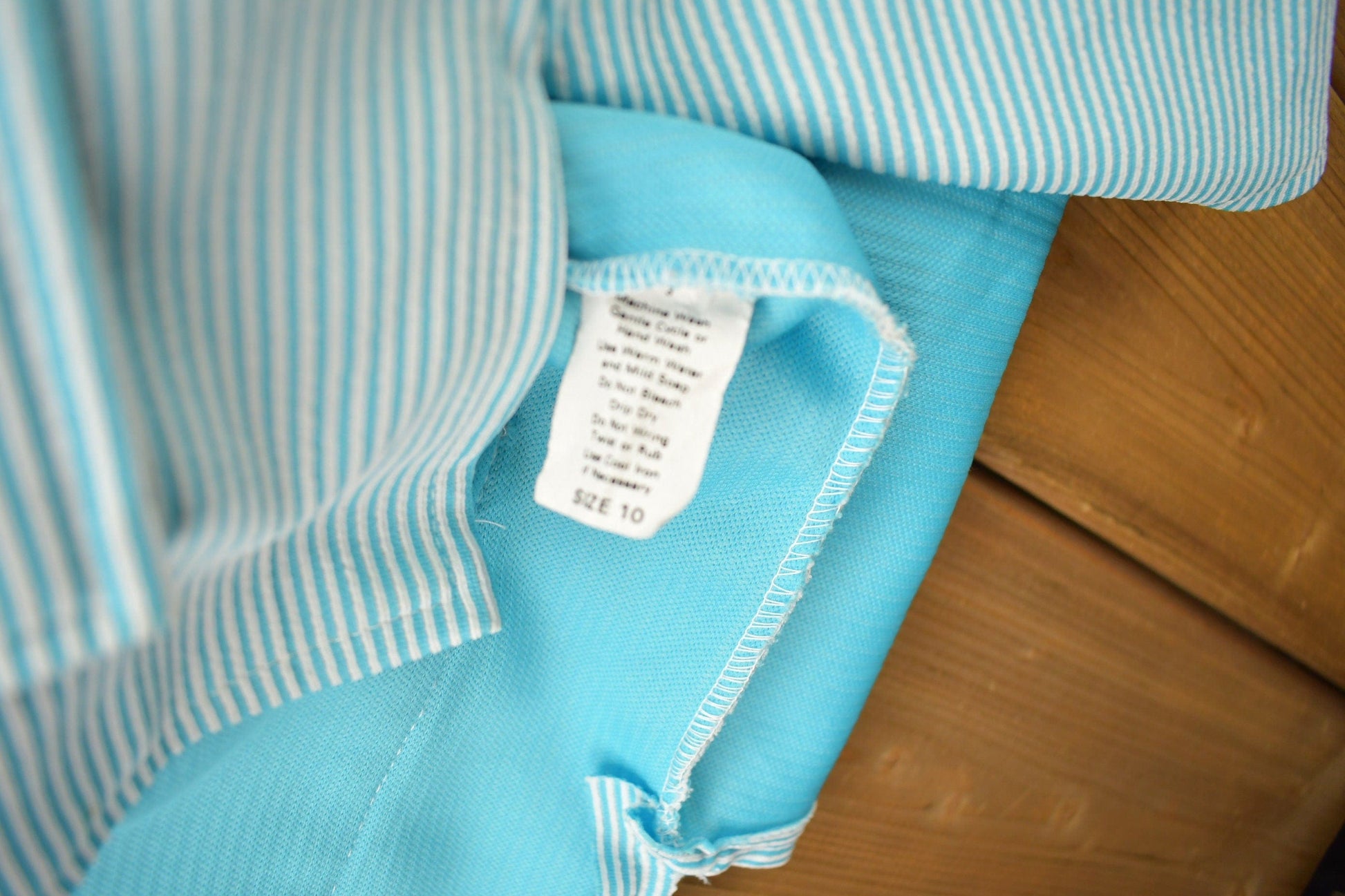 Vintage 1960s Women's Striped Polo Shirt & Skirt Set Women's Medium 10 from propervintagecanada