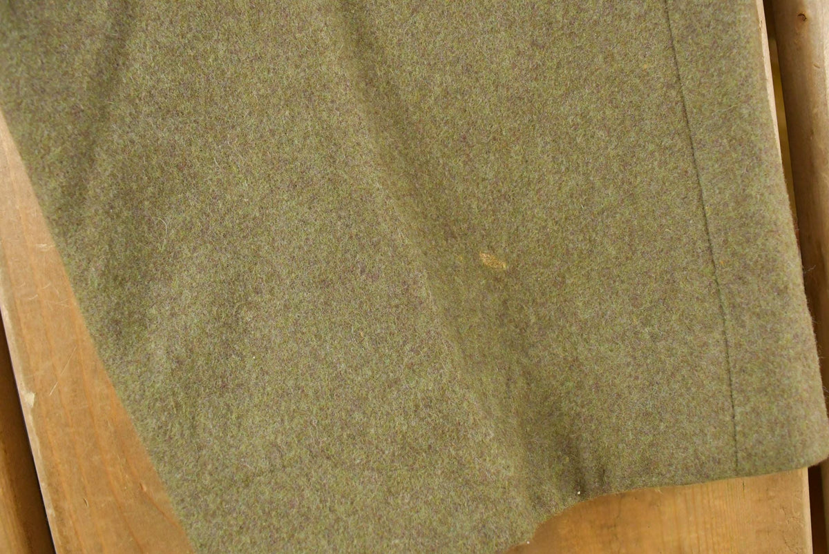 Vintage 1960s Wool Army Military Pants Men's 32 x 28.5 from propervintagecanada