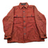 Vintage 1960s Wool Double Breast Pocket Button Up Shirt Faded Men&