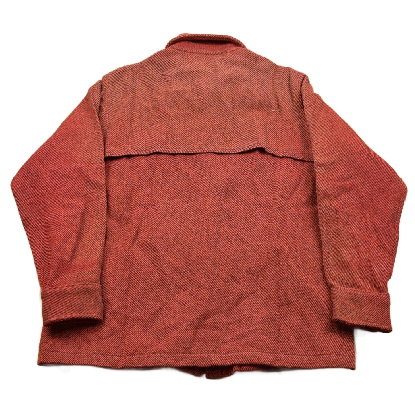 Vintage 1960s Wool Double Breast Pocket Button Up Shirt Faded Men's Large from propervintagecanada