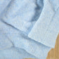 Vintage 1960s Wool Knit Light Blue Crewneck Sweater Womens XS from propervintagecanada