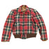 Vintage 1960s Wool Tartan Plaid Full Zip Jacket Youth Large from propervintagecanada
