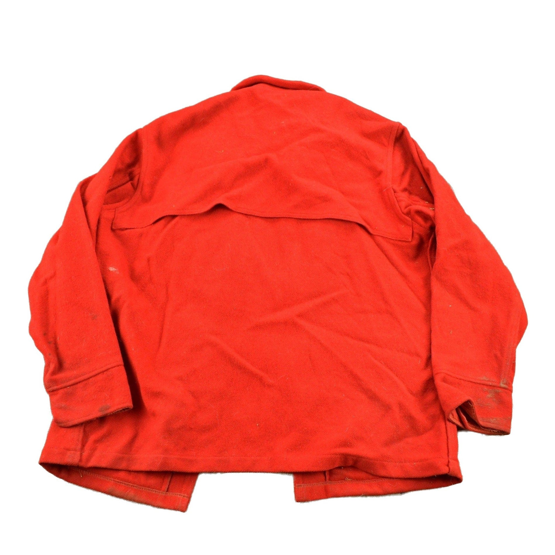 Vintage 1960s Woolrich Red Wool Jacket Men's XL from propervintagecanada