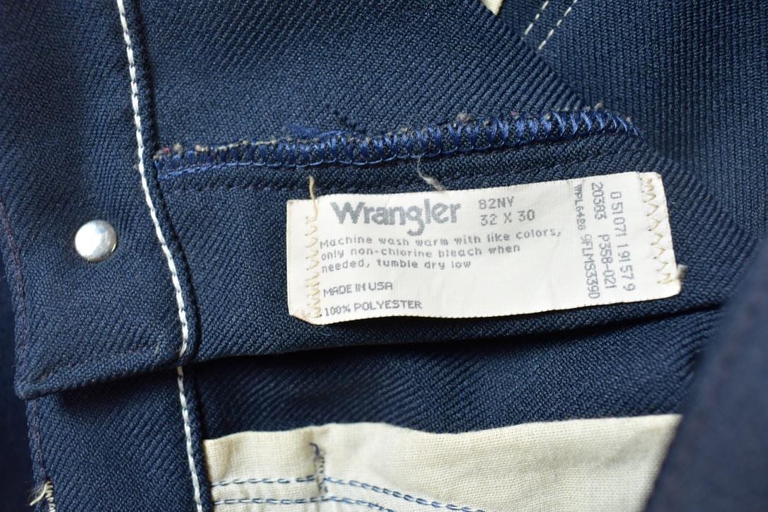 Vintage 1960s Wrangler Cowboy Pants Men's 32 x 30 from propervintagecanada