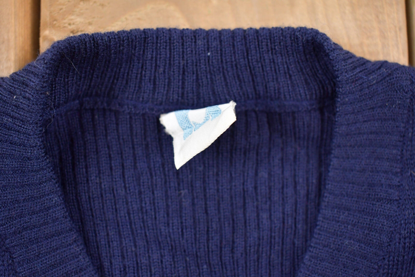 Vintage 1960s Youth Sized Knitted Sweater Youth S from propervintagecanada