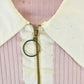Vintage 1960s Zippered Polo Shirt Men's Small from propervintagecanada