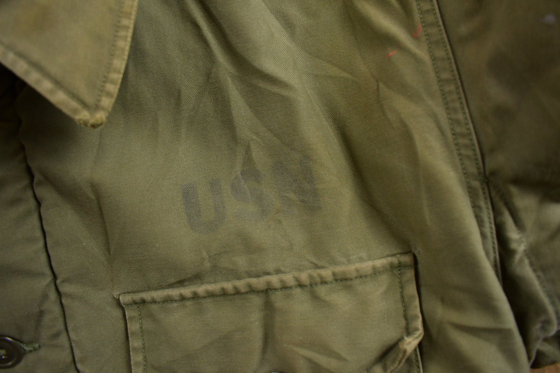 Vintage 1962 N Navy Deck Jacket Men's Medium from propervintagecanada