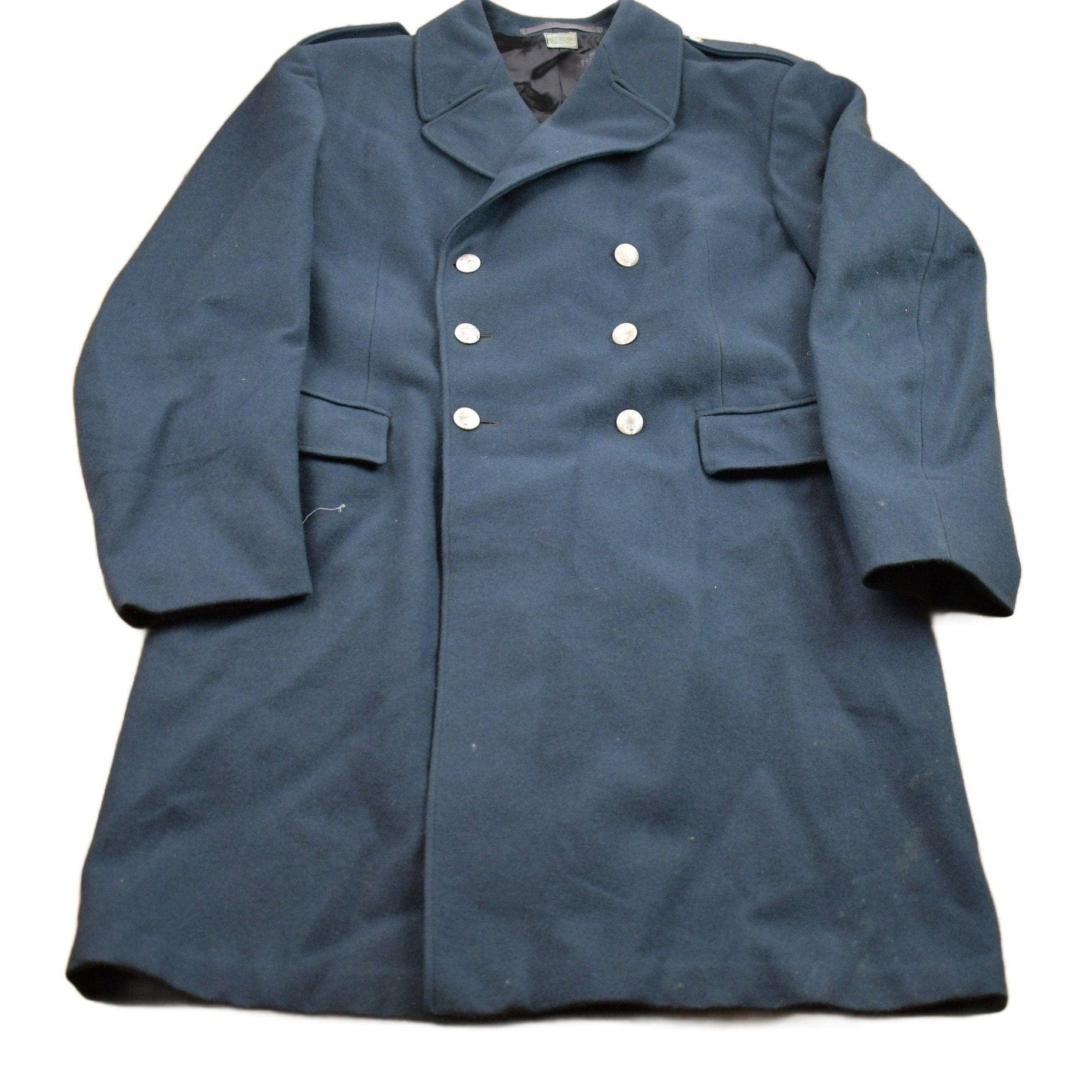 Vintage 1962 Naval Double Breasted Wool Jacket Men's XL from propervintagecanada