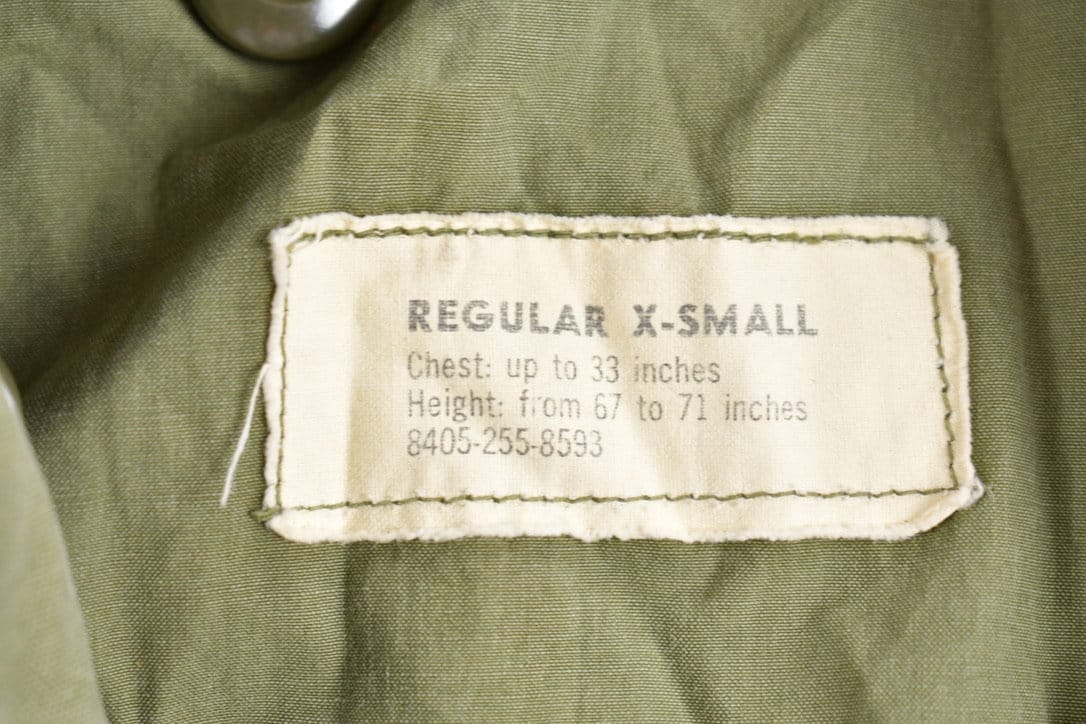 Vintage 1964 Military Army Sateen Field Jacket from propervintagecanada