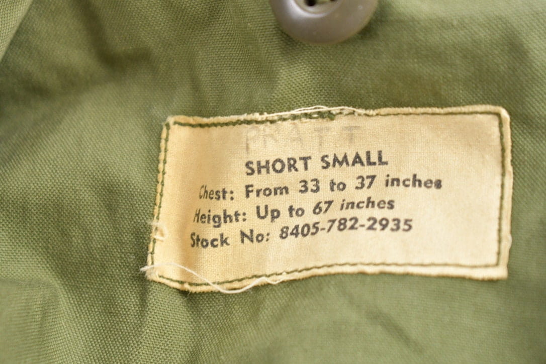 Vintage 1967 Military Army Sateen Field Jacket from propervintagecanada