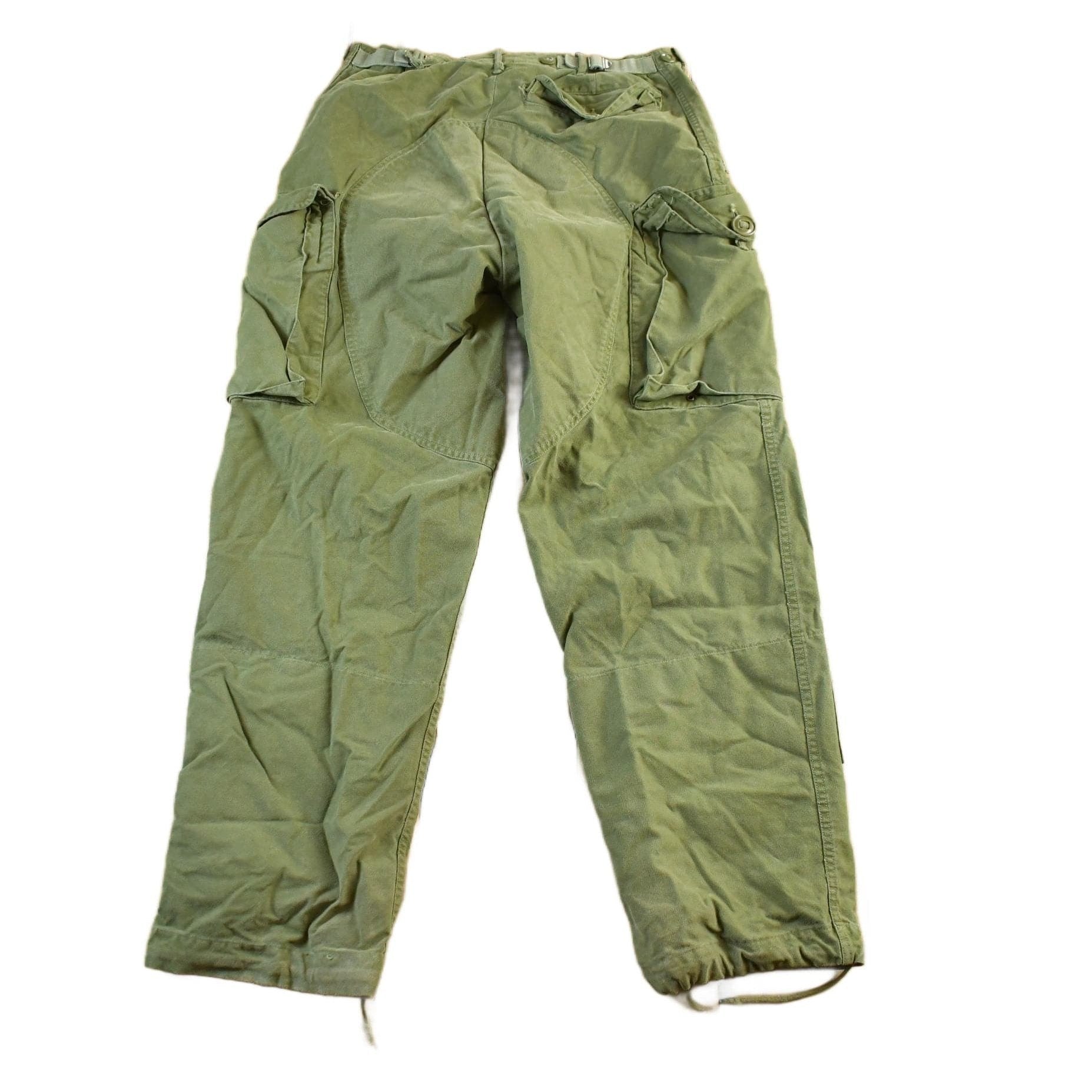Vintage 1967 Military OG-107 Sateen Combat Cargo Fatigue Pants Men's 34 x 30