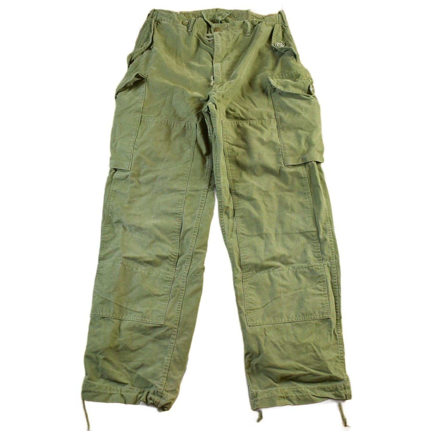 Vintage 1967 Military OG-107 Sateen Combat Cargo Fatigue Pants Men's 34 x 30
