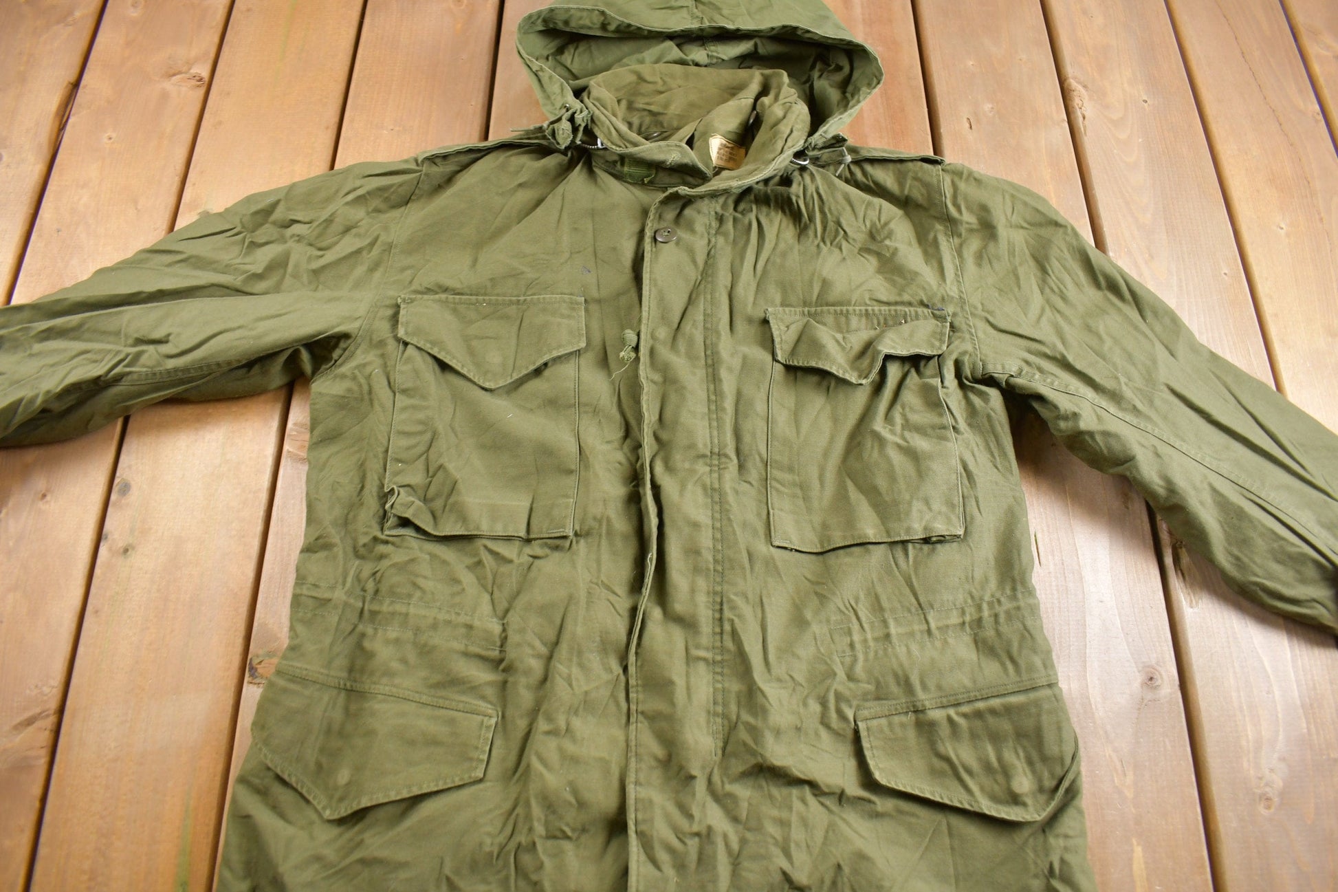 Vintage 1967 OG 107 Military Field Coat Men's Medium from propervintagecanada