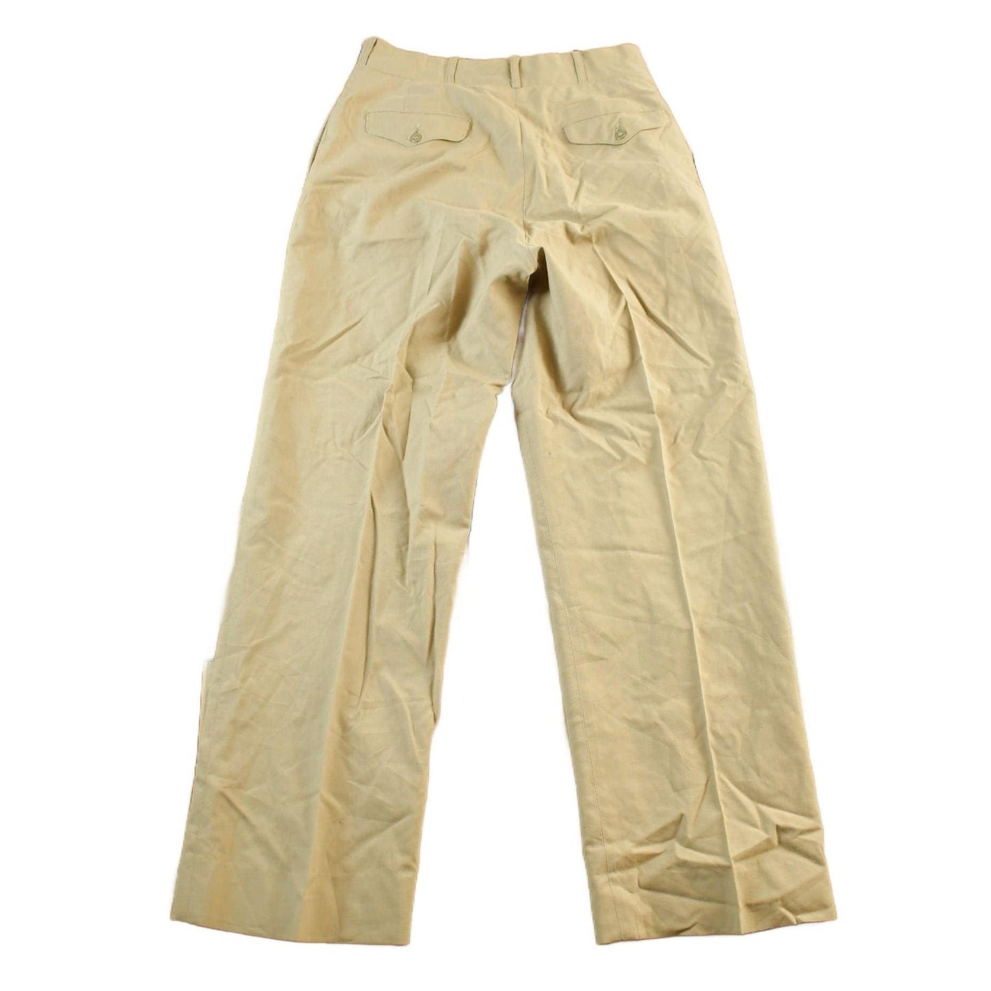 Vintage 1968 Army Tropical Wool Khaki Pants Men's Small 30 x 31 from propervintagecanada