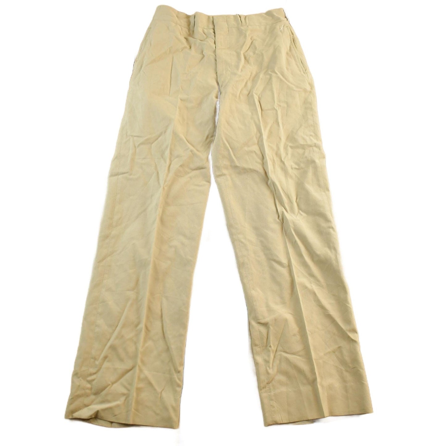 Vintage 1968 Army Tropical Wool Khaki Pants Men's Small 30 x 31 from propervintagecanada