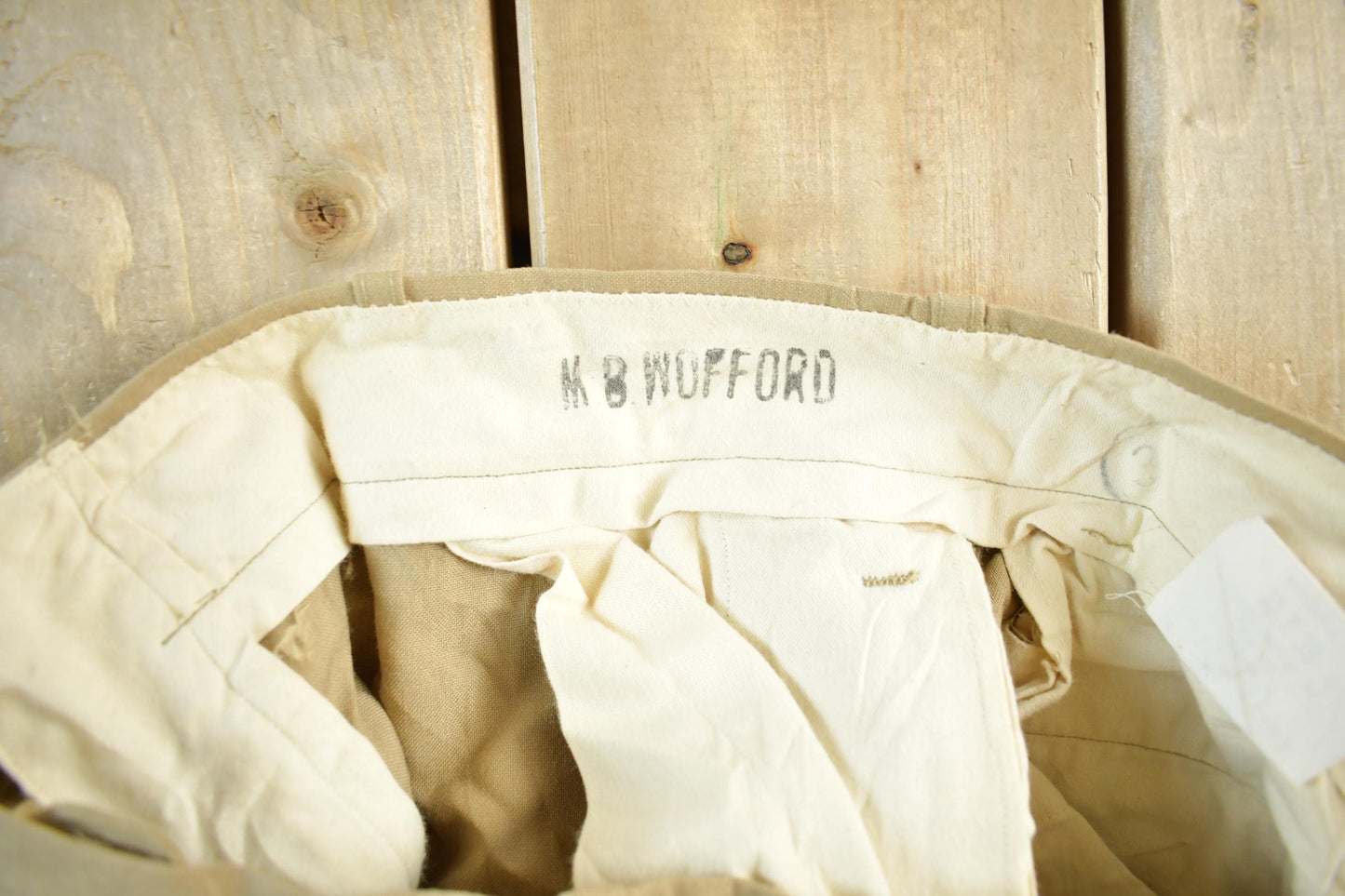 Vintage 1968 Army Tropical Wool Khaki Pants Men's Small 30 x 31 from propervintagecanada