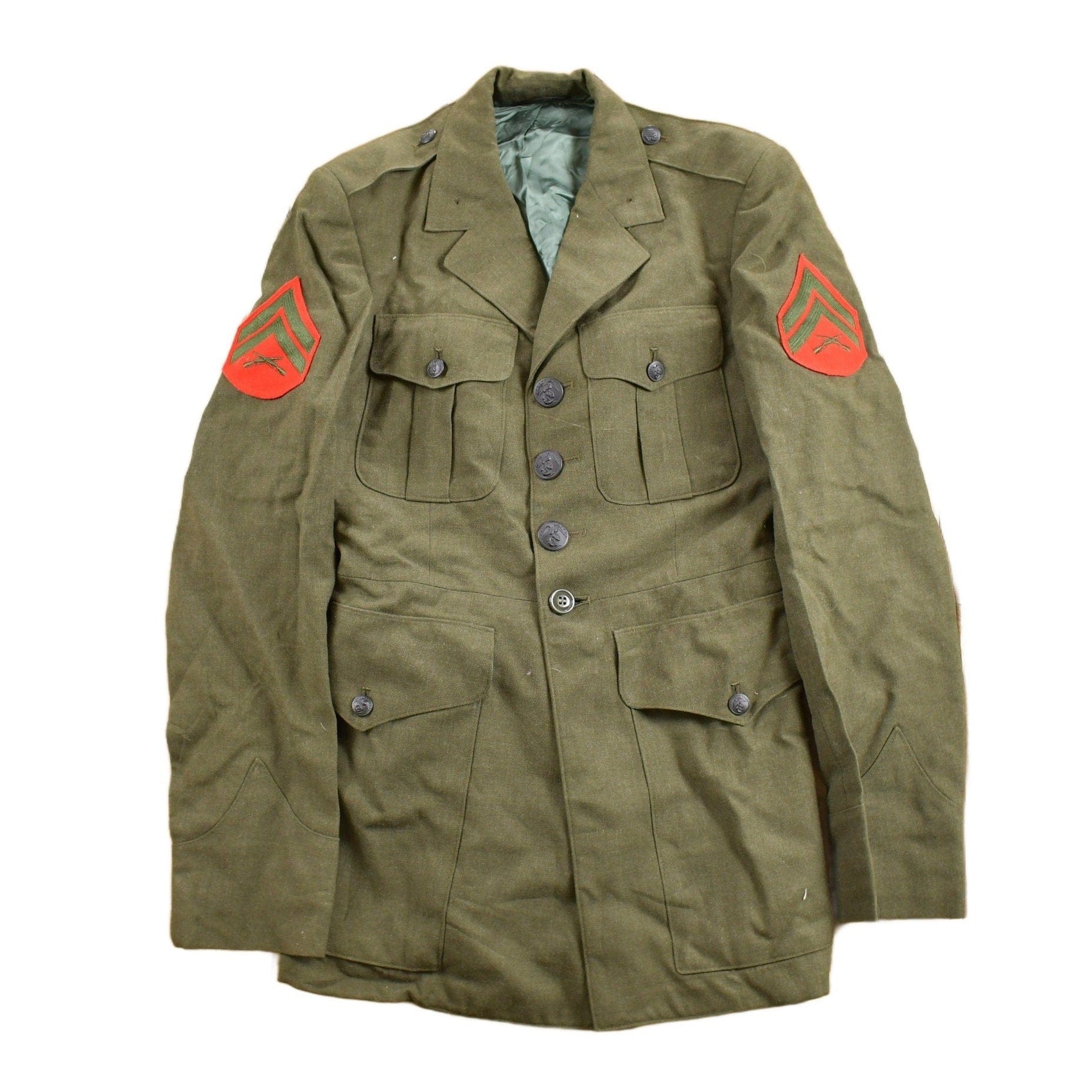 Vintage 1968 Marine Corps Military Jacket Men's XS from propervintagecanada