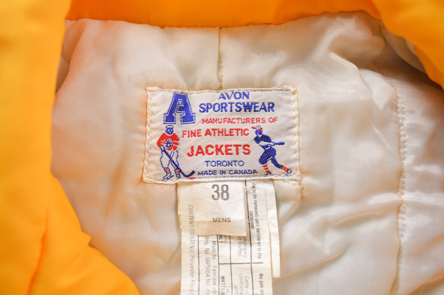 Vintage 1970 Embroidered Vikings Football Bomber Bomber Jacket Men's Medium from propervintagecanada