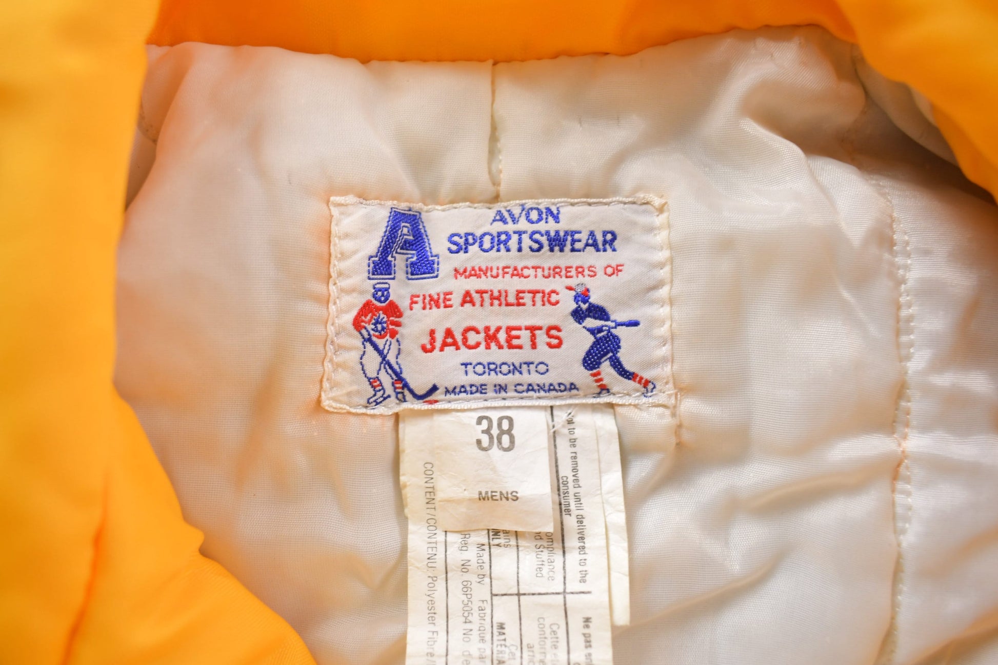 Vintage 1970 Embroidered Vikings Football Bomber Bomber Jacket Men's Medium from propervintagecanada