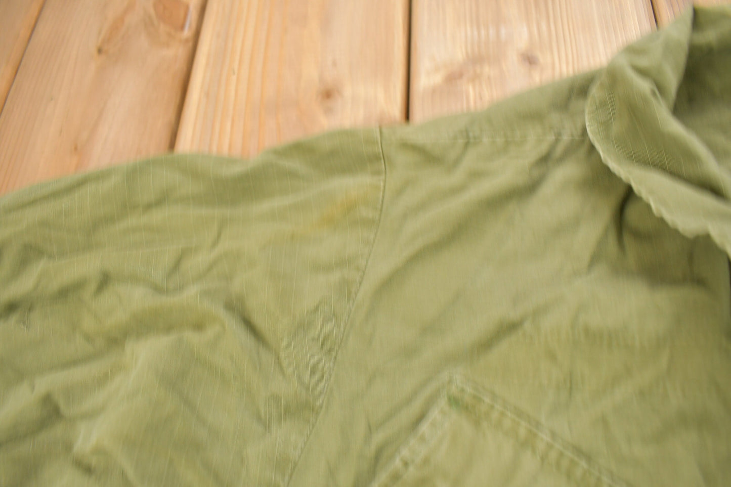 Vintage 1970 OG 107 Military Button Up Shirt from propervintagecanada