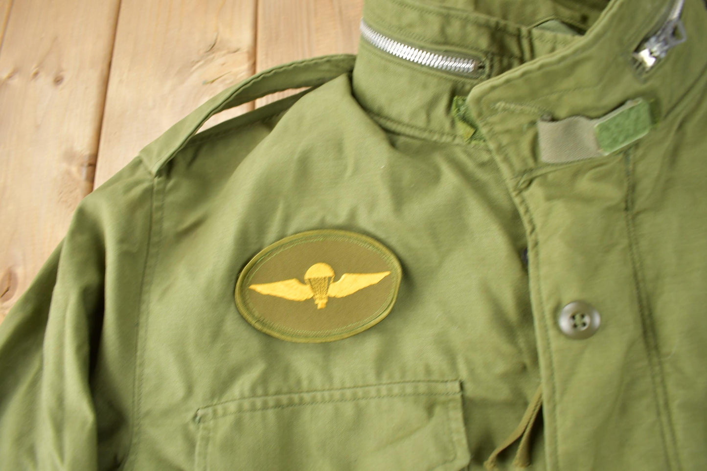 Vintage 1970 OG-107 Military Mans Field Coat With Hood from propervintagecanada