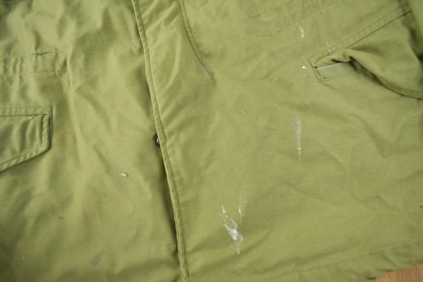 Vintage 1970 OG-107 Military Mans Field Coat With Hood from propervintagecanada