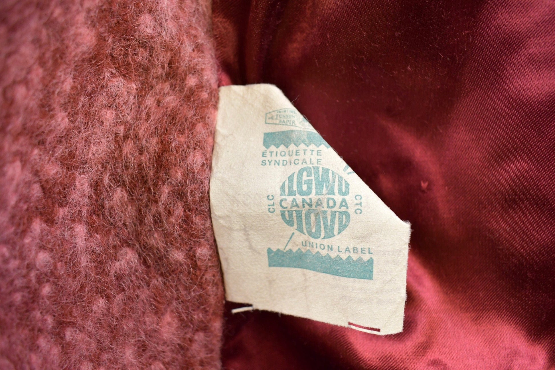 Vintage 1970's OJW Wool Coat Men's Medium from propervintagecanada