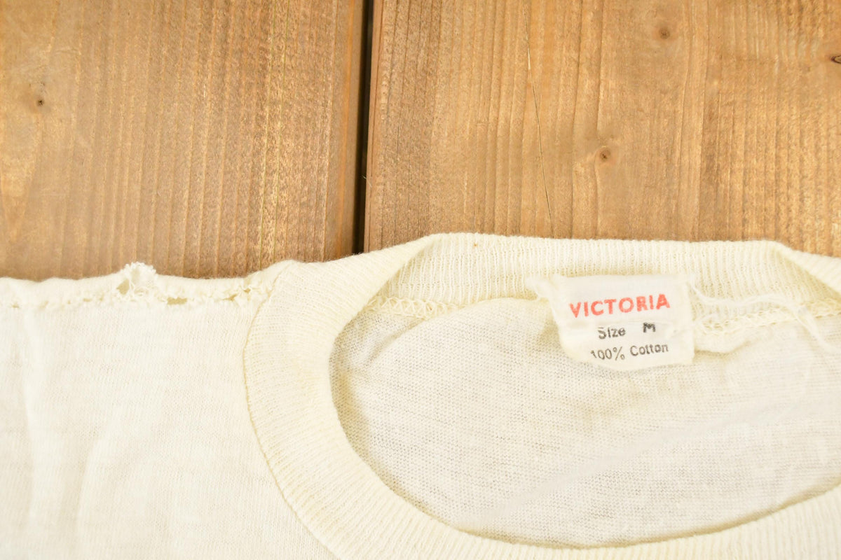 Vintage 1970's Victoria Amsterdam Holland Souvenir Travel T-Shirt Men's S from propervintagecanada
