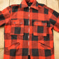 Vintage 1970s 100% Wool Buffalo Plaid Zip Up Jacket from propervintagecanada