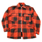 Vintage 1970s 100% Wool Buffalo Plaid Zip Up Jacket from propervintagecanada