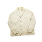 Vintage 1970s 100% Wool Tundra Knit Shawl Collar Cardigan Sweater Men's Large from propervintagecanada