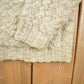 Vintage 1970s 100% Wool Tundra Knit Shawl Collar Cardigan Sweater Men's Large from propervintagecanada
