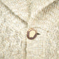Vintage 1970s 100% Wool Tundra Knit Shawl Collar Cardigan Sweater Men's Large from propervintagecanada