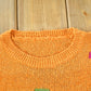Vintage 1970s 1980s Abstract Floral Knit Sweater Women's S from propervintagecanada