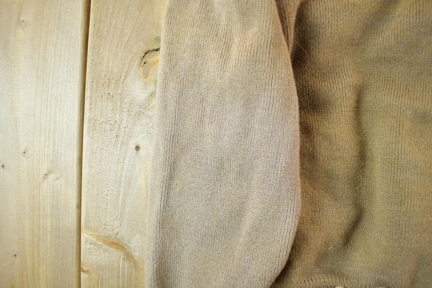 Vintage 1970s 1980s Beltinka Suede Leather Knit Cardigan Sweater Women's Small from propervintagecanada