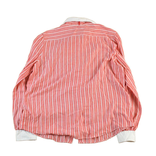 Vintage 1970s 1980s Felice Striped Shirt Women's Medium