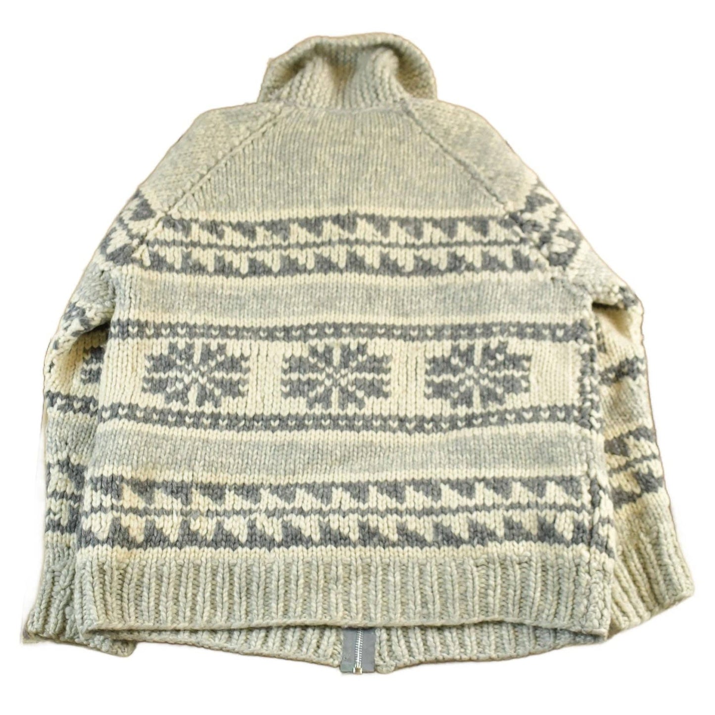 Vintage 1970s 1980s Hand-Knit Cowichan Sweater Men's Medium from propervintagecanada