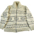 Vintage 1970s 1980s Hand-Knit Cowichan Sweater Men&
