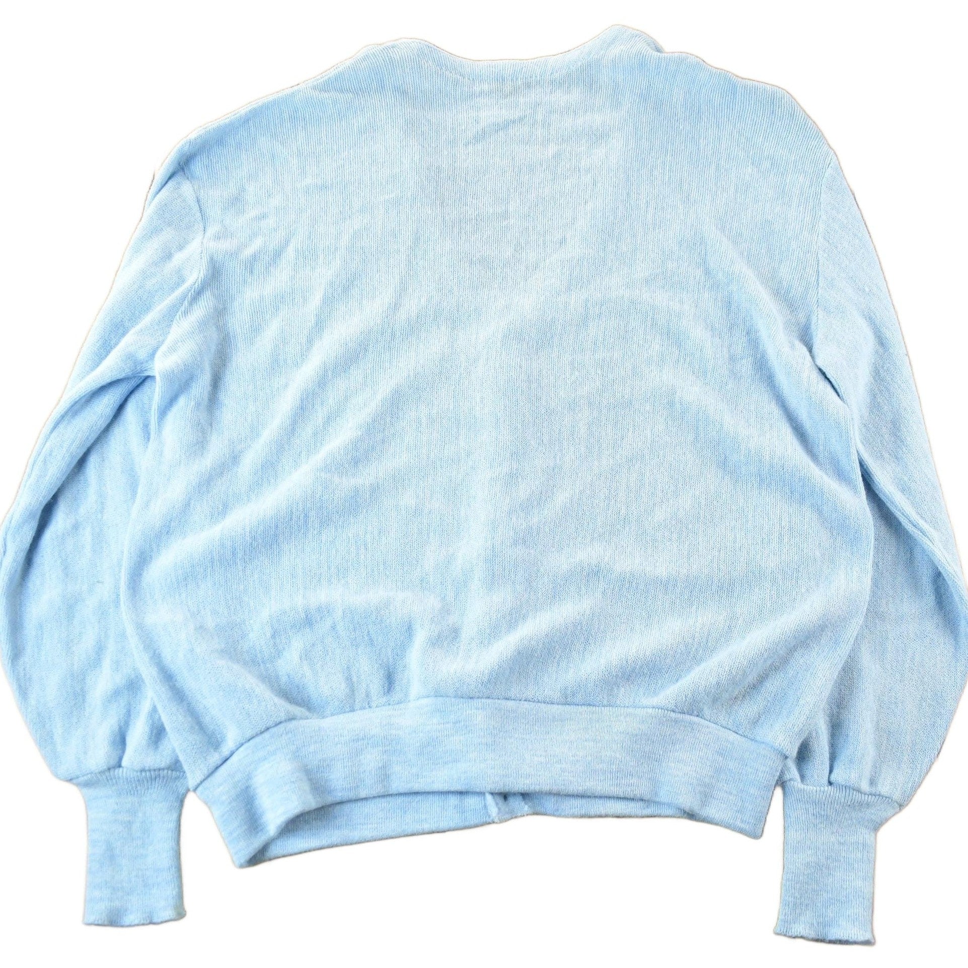 Vintage 1970s 1980s Knit Cardigan Sweater Men's 2XL from propervintagecanada