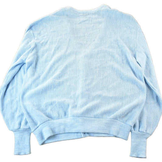 Vintage 1970s 1980s Knit Cardigan Sweater Men's 2XL from propervintagecanada