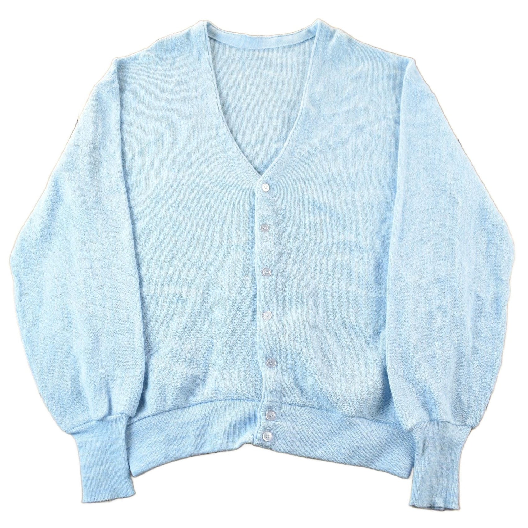 Vintage 1970s 1980s Knit Cardigan Sweater Men's 2XL from propervintagecanada