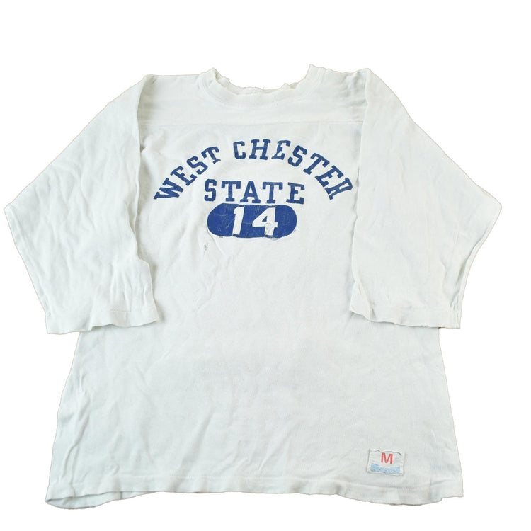 Vintage 1970s 1980s West Chester State University Collegiate T-Shirt Men's Medium from propervintagecanada